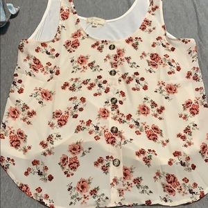 Floral tank top